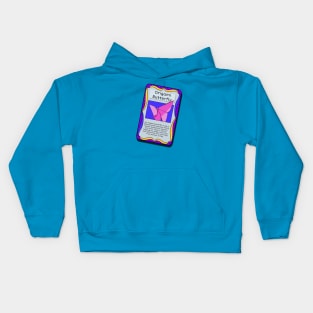 Origami Trading Card - Butterfly Kids Hoodie